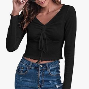 Front tie top
